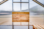 Tool board inside the Harvest greenhouse