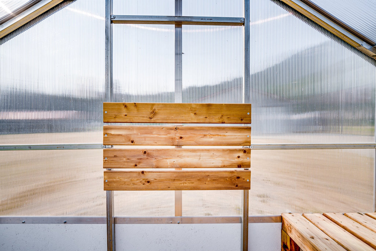 Tool board inside the Harvest greenhouse